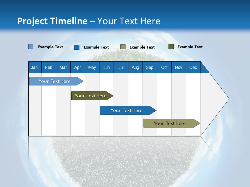 Lawn Romantic Fantasy PowerPoint Template