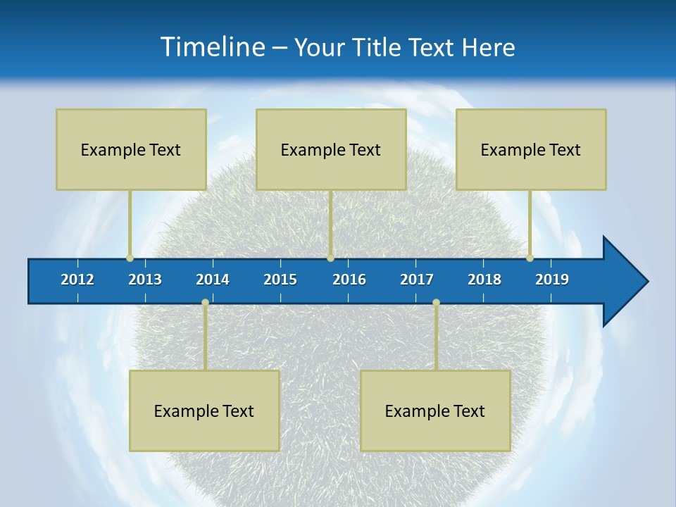 Lawn Romantic Fantasy PowerPoint Template