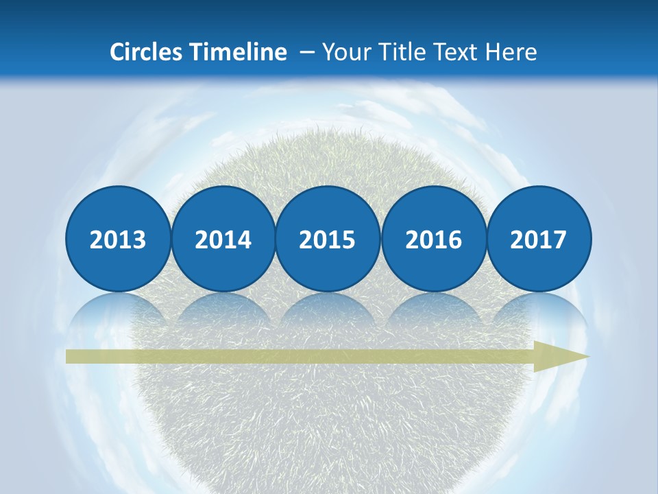 Lawn Romantic Fantasy PowerPoint Template