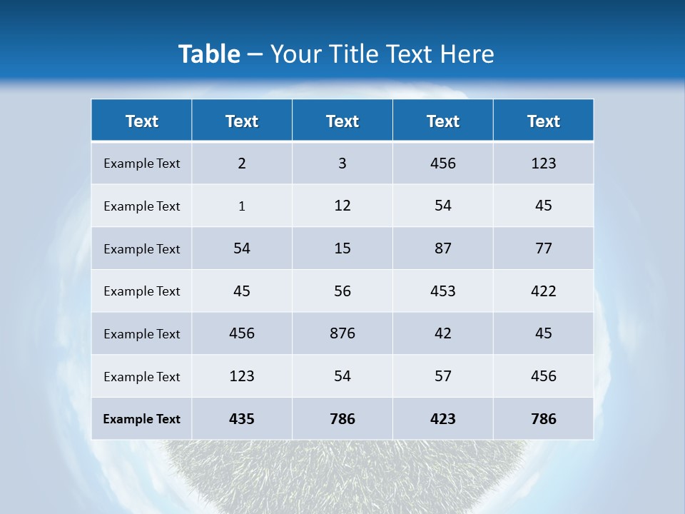Lawn Romantic Fantasy PowerPoint Template