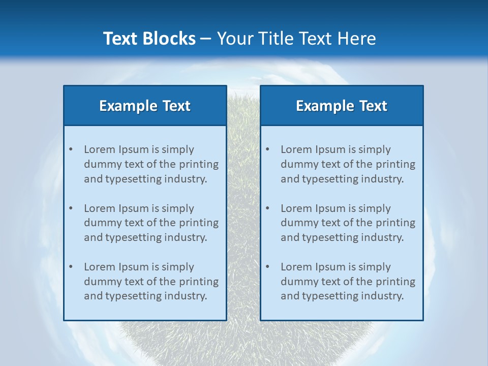 Lawn Romantic Fantasy PowerPoint Template