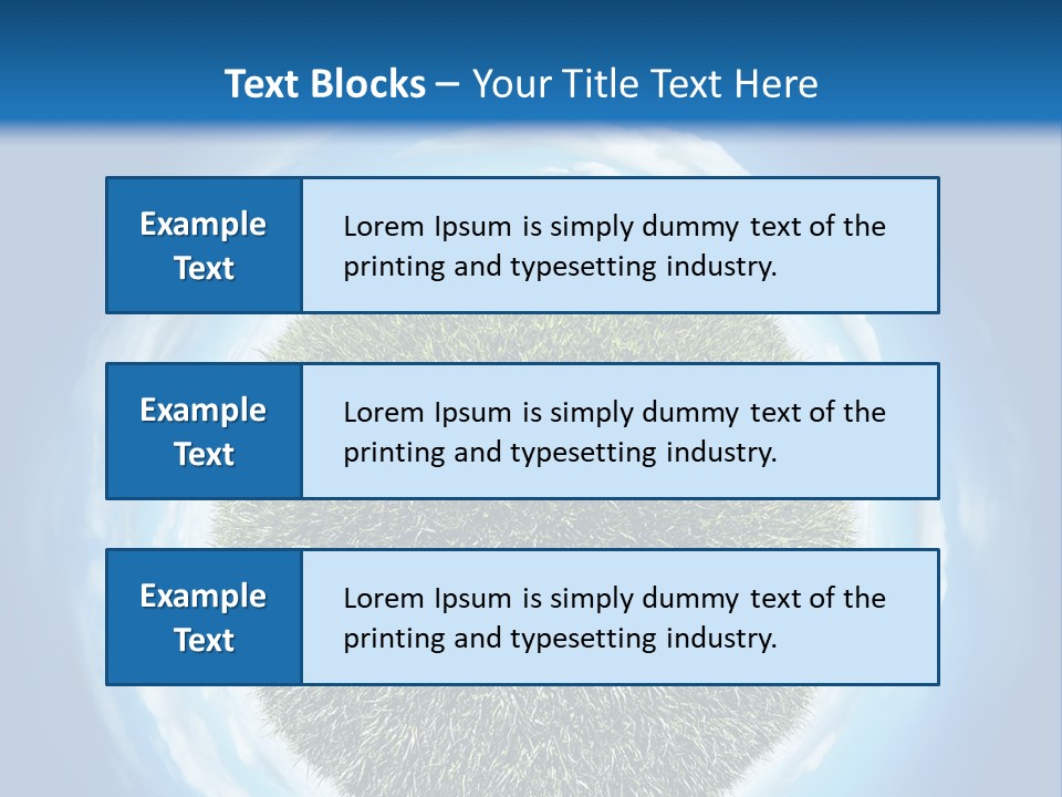 Lawn Romantic Fantasy PowerPoint Template