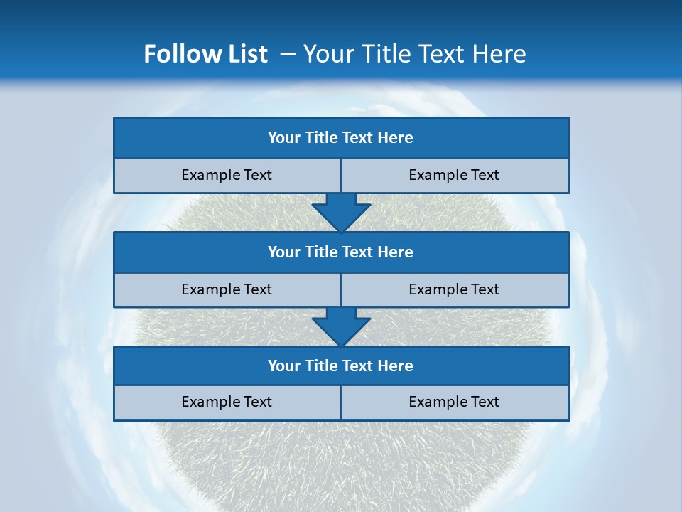 Lawn Romantic Fantasy PowerPoint Template