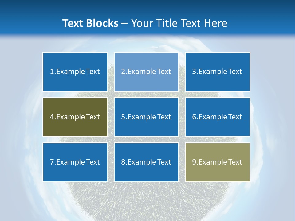 Lawn Romantic Fantasy PowerPoint Template