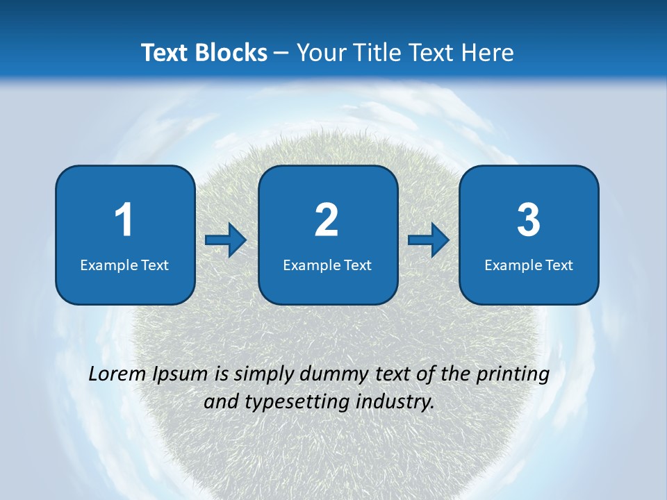 Lawn Romantic Fantasy PowerPoint Template