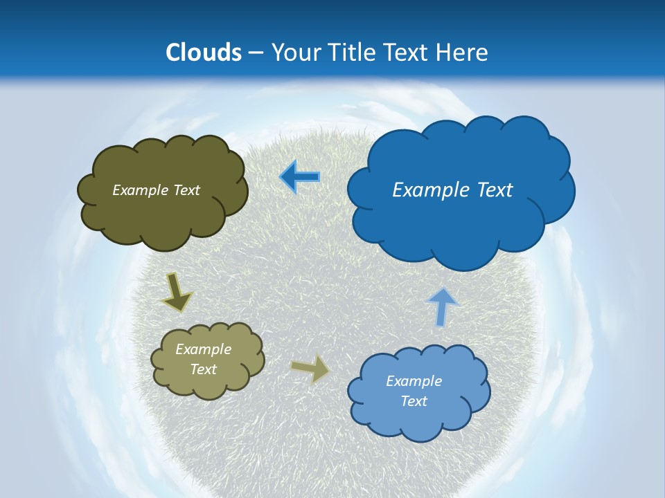 Lawn Romantic Fantasy PowerPoint Template