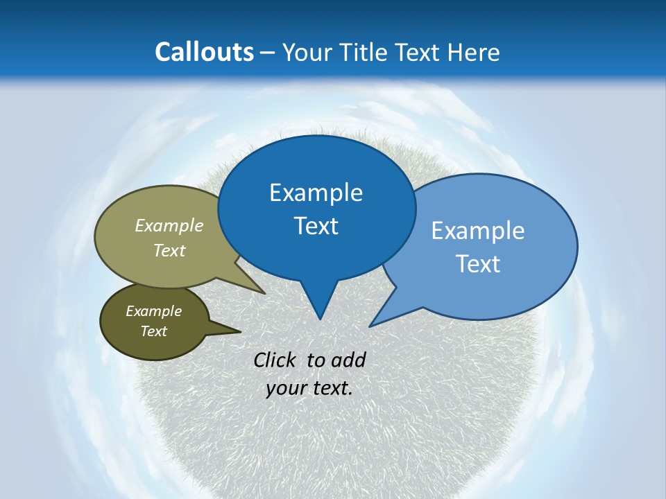 Lawn Romantic Fantasy PowerPoint Template