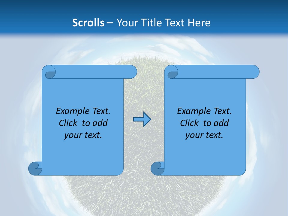 Lawn Romantic Fantasy PowerPoint Template