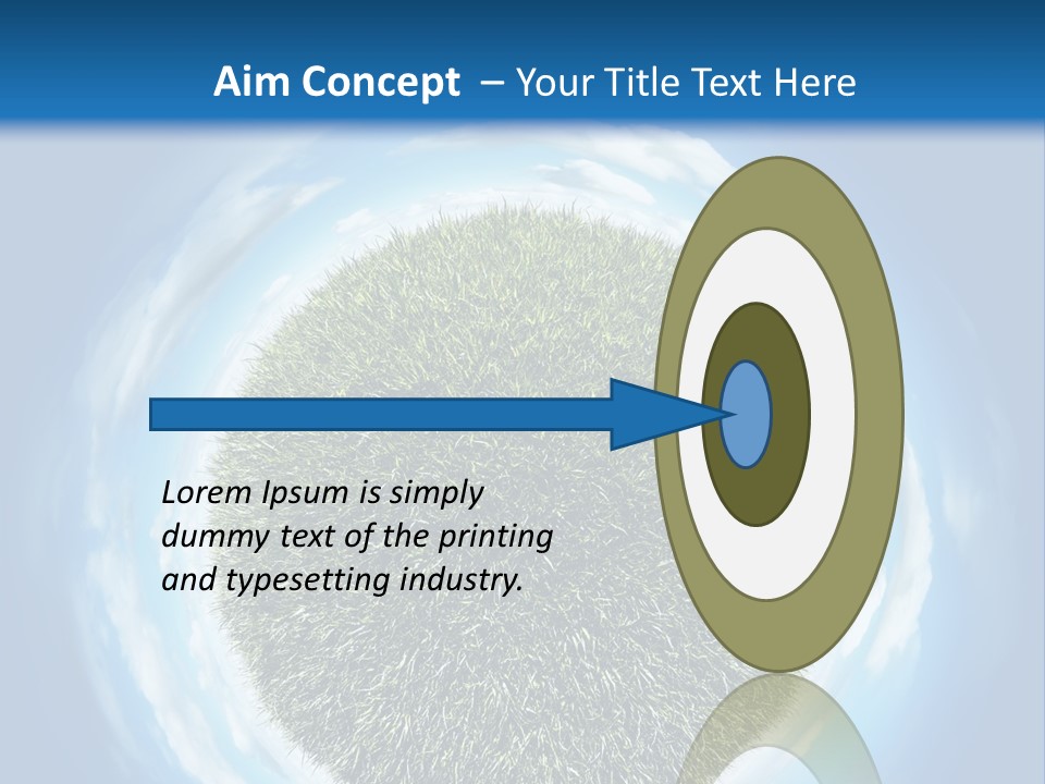 Lawn Romantic Fantasy PowerPoint Template