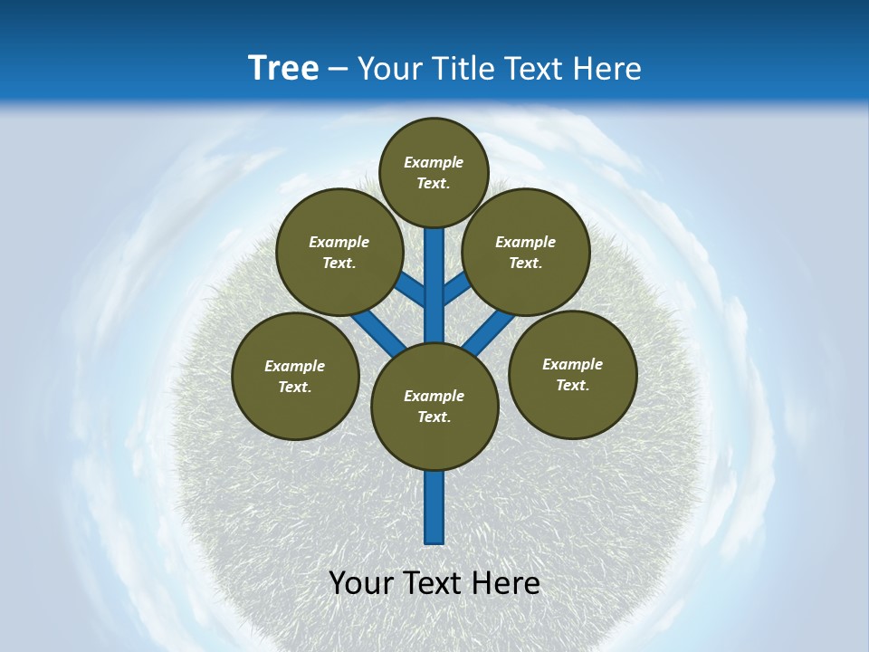 Lawn Romantic Fantasy PowerPoint Template