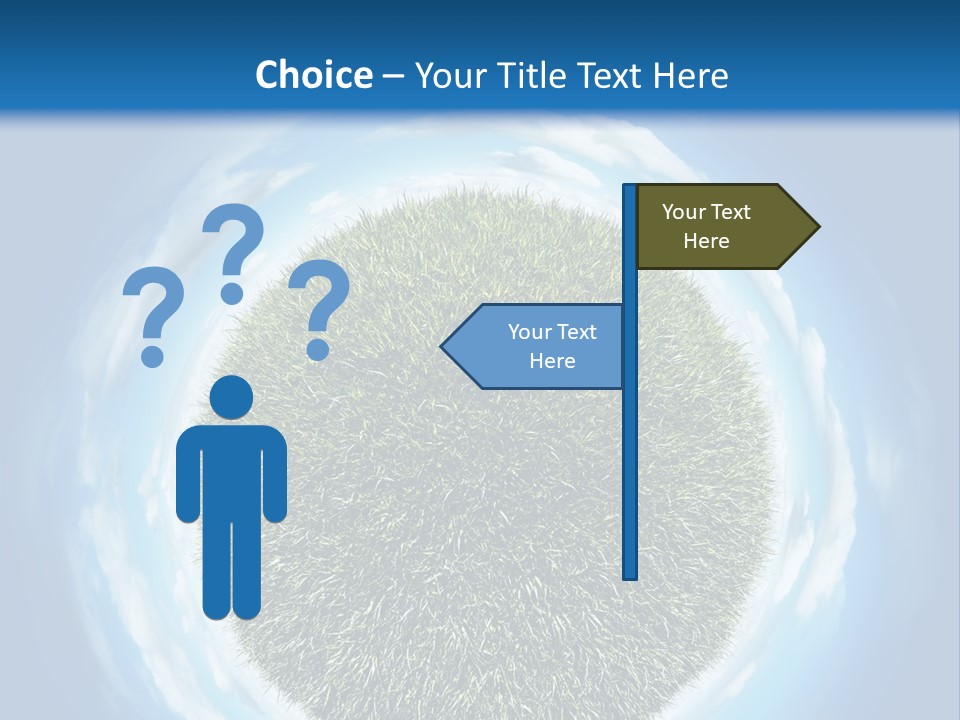 Lawn Romantic Fantasy PowerPoint Template