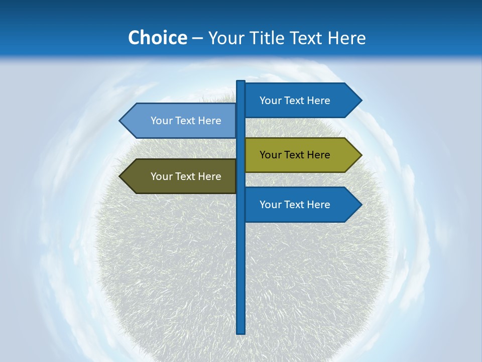 Lawn Romantic Fantasy PowerPoint Template