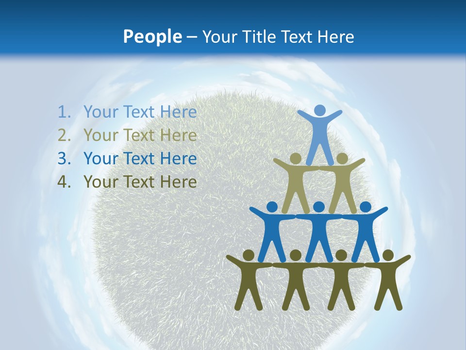 Lawn Romantic Fantasy PowerPoint Template