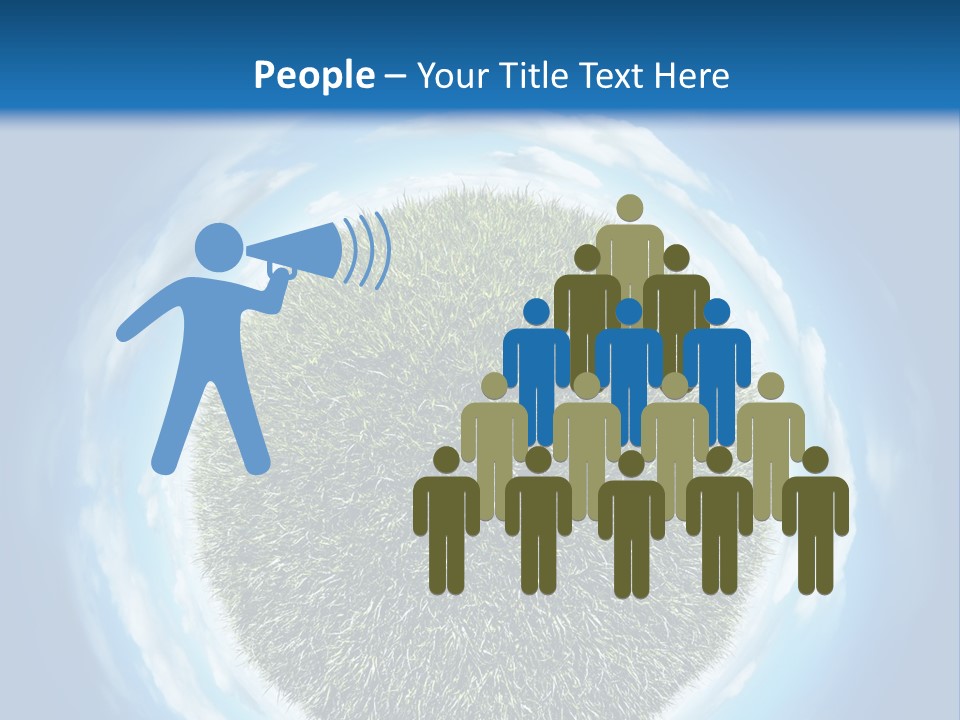 Lawn Romantic Fantasy PowerPoint Template