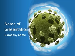 Miniature Planet PowerPoint Template