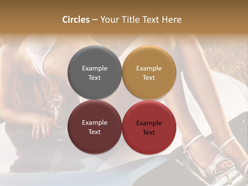 Cars And Girls Hd PowerPoint Template