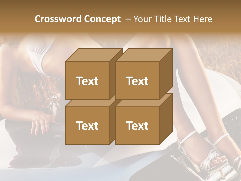 Cars And Girls Hd PowerPoint Template