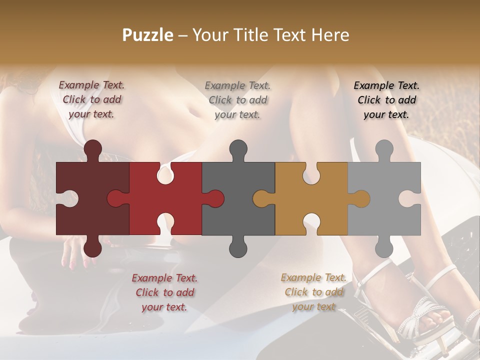 Cars And Girls Hd PowerPoint Template