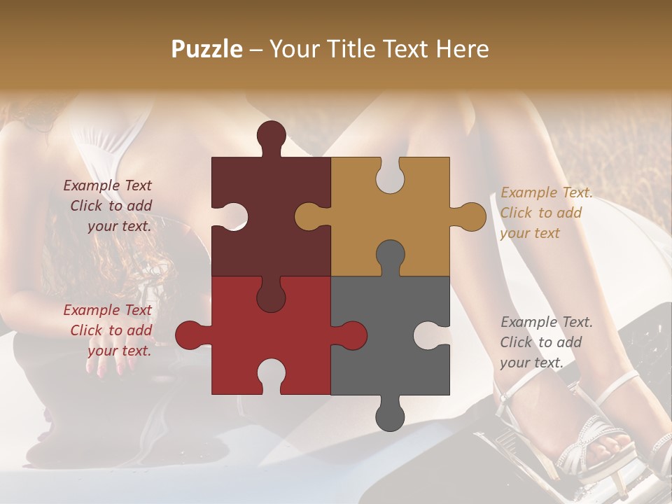 Cars And Girls Hd PowerPoint Template