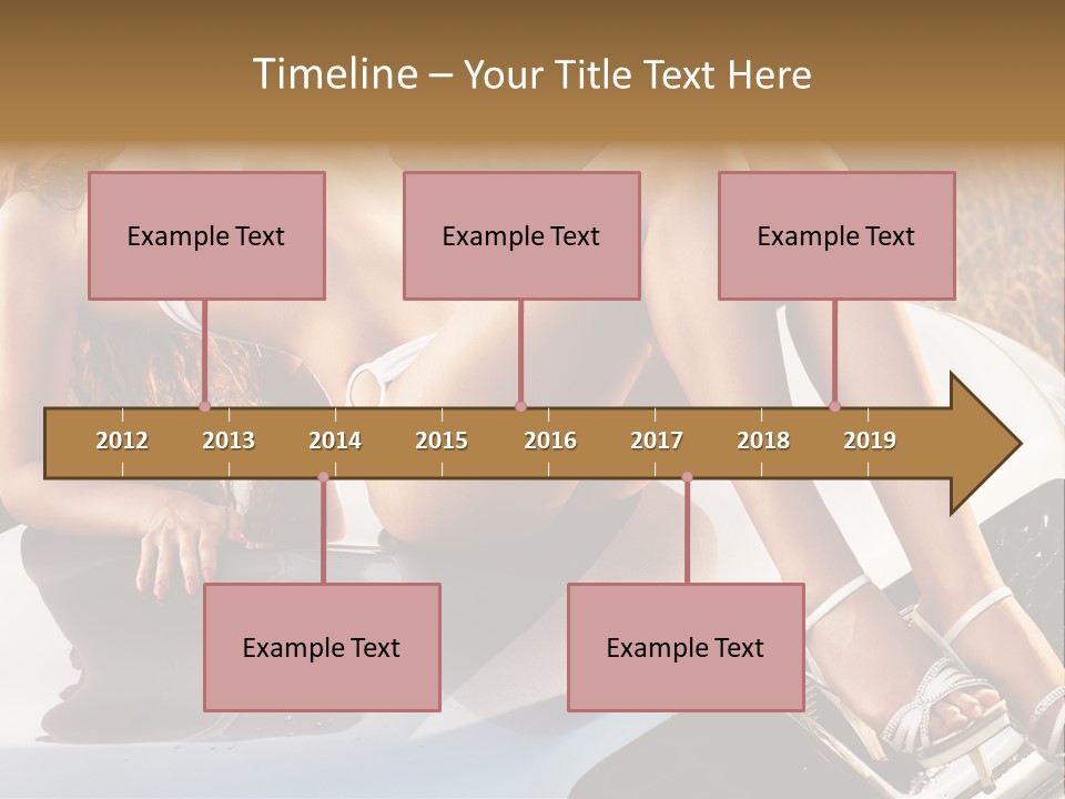 Cars And Girls Hd PowerPoint Template