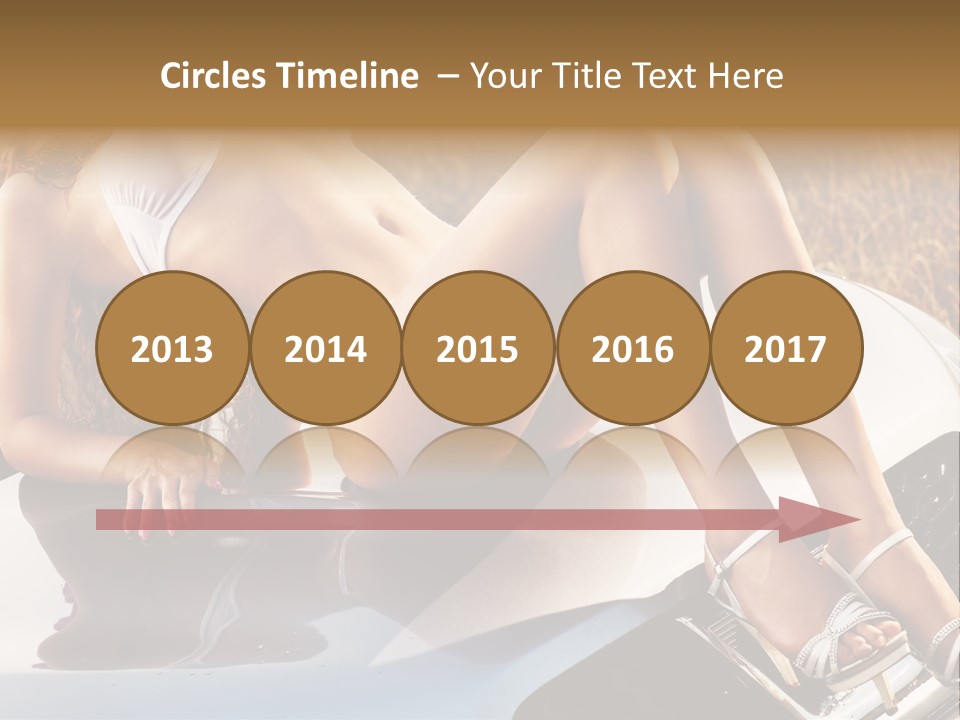 Cars And Girls Hd PowerPoint Template