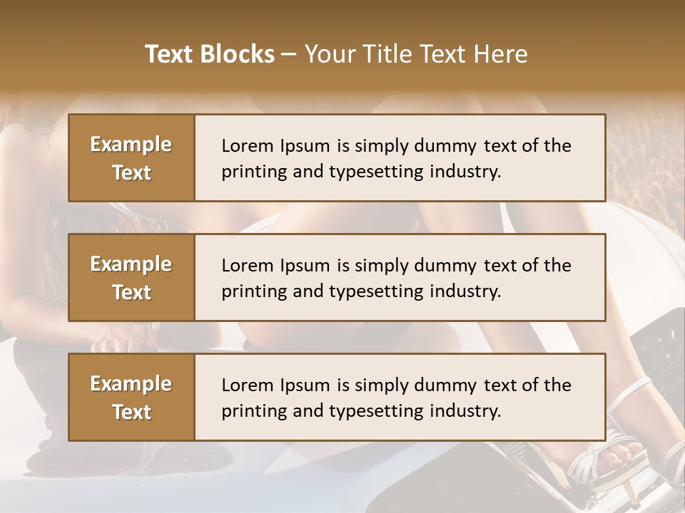 Cars And Girls Hd PowerPoint Template