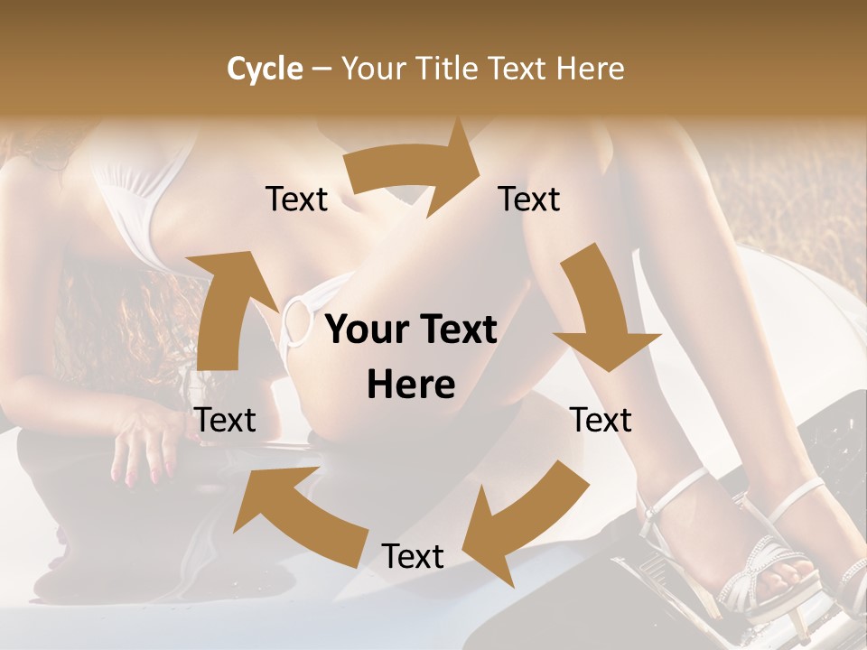 Cars And Girls Hd PowerPoint Template