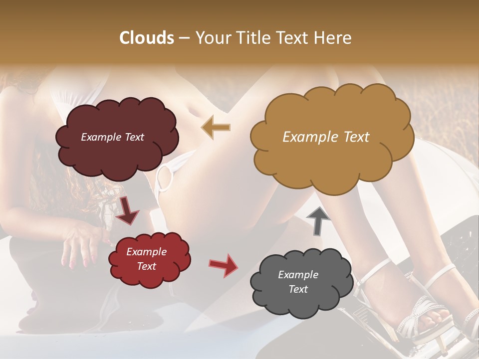 Cars And Girls Hd PowerPoint Template