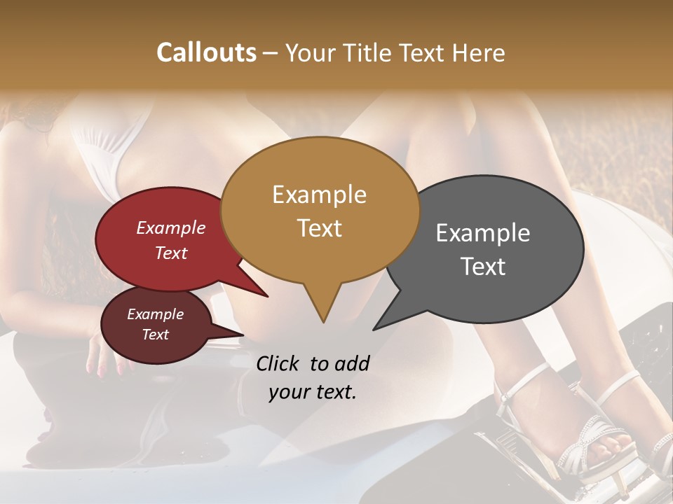 Cars And Girls Hd PowerPoint Template