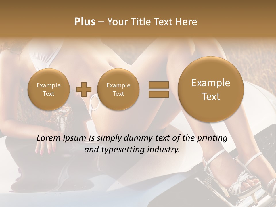 Cars And Girls Hd PowerPoint Template