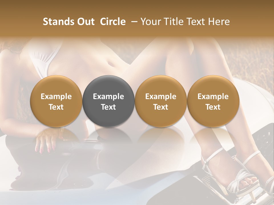 Cars And Girls Hd PowerPoint Template