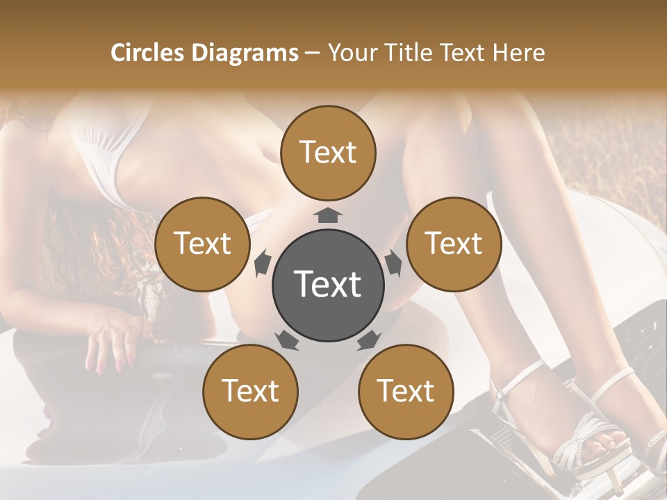 Cars And Girls Hd PowerPoint Template