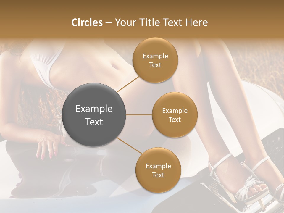 Cars And Girls Hd PowerPoint Template