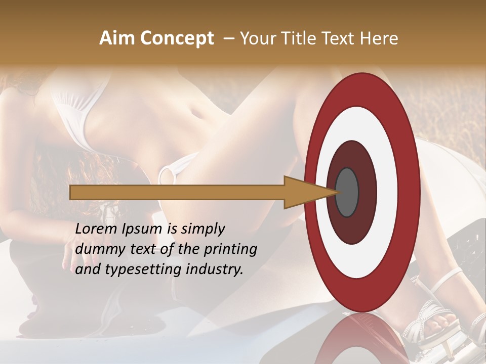 Cars And Girls Hd PowerPoint Template