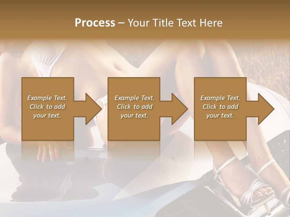 Cars And Girls Hd PowerPoint Template