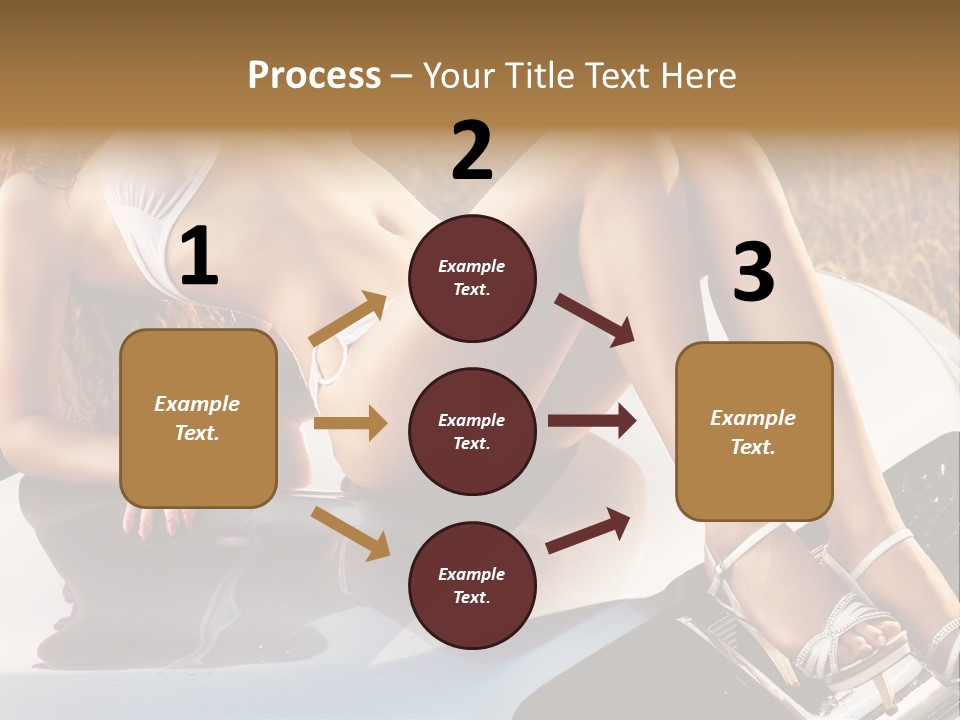 Cars And Girls Hd PowerPoint Template