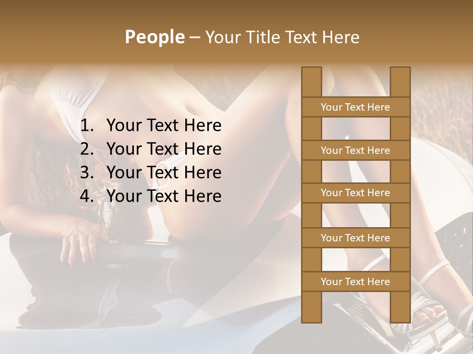 Cars And Girls Hd PowerPoint Template