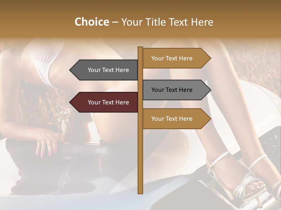 Cars And Girls Hd PowerPoint Template