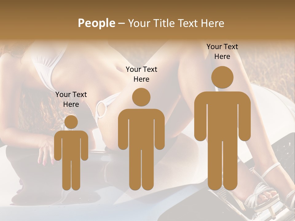 Cars And Girls Hd PowerPoint Template