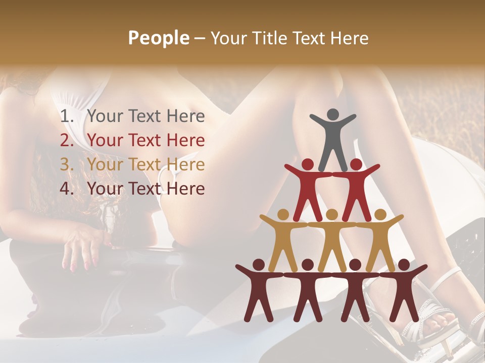 Cars And Girls Hd PowerPoint Template