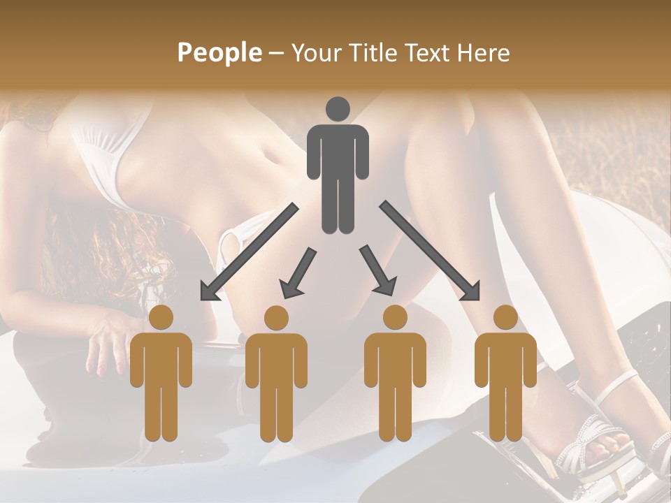 Cars And Girls Hd PowerPoint Template