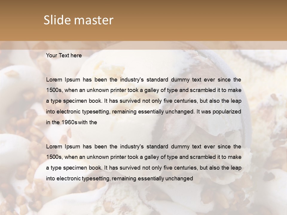 Psd Ice Cream PowerPoint Template
