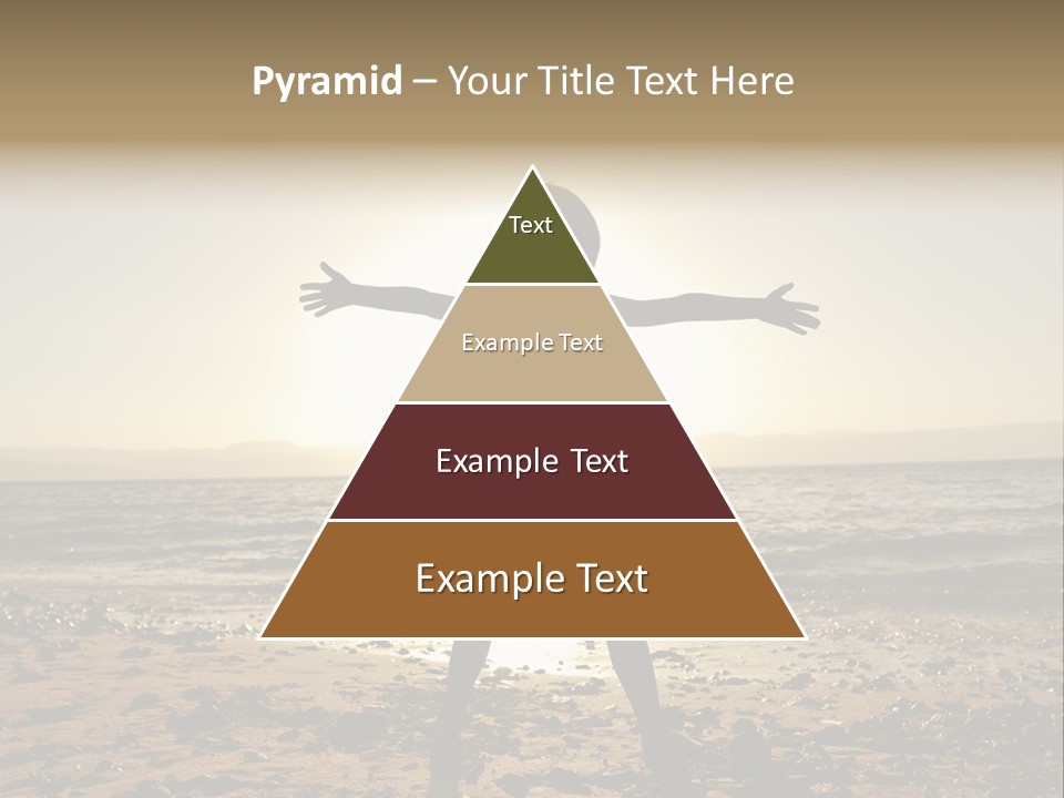 Hug Pose Sand PowerPoint Template