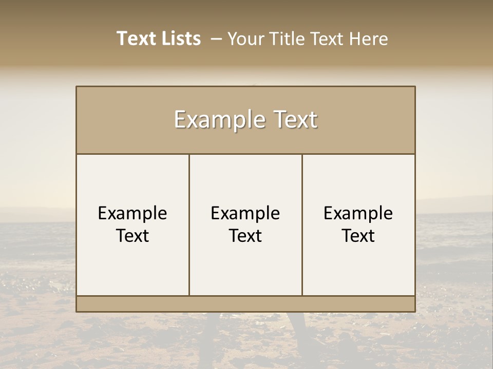 Hug Pose Sand PowerPoint Template