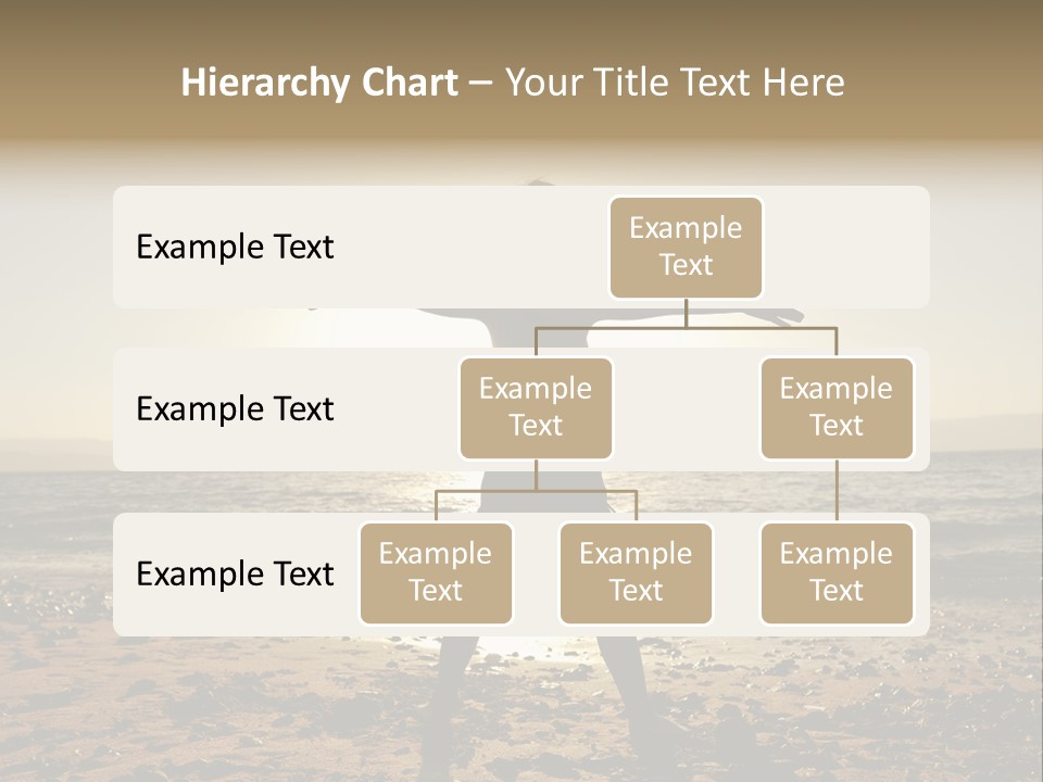 Hug Pose Sand PowerPoint Template