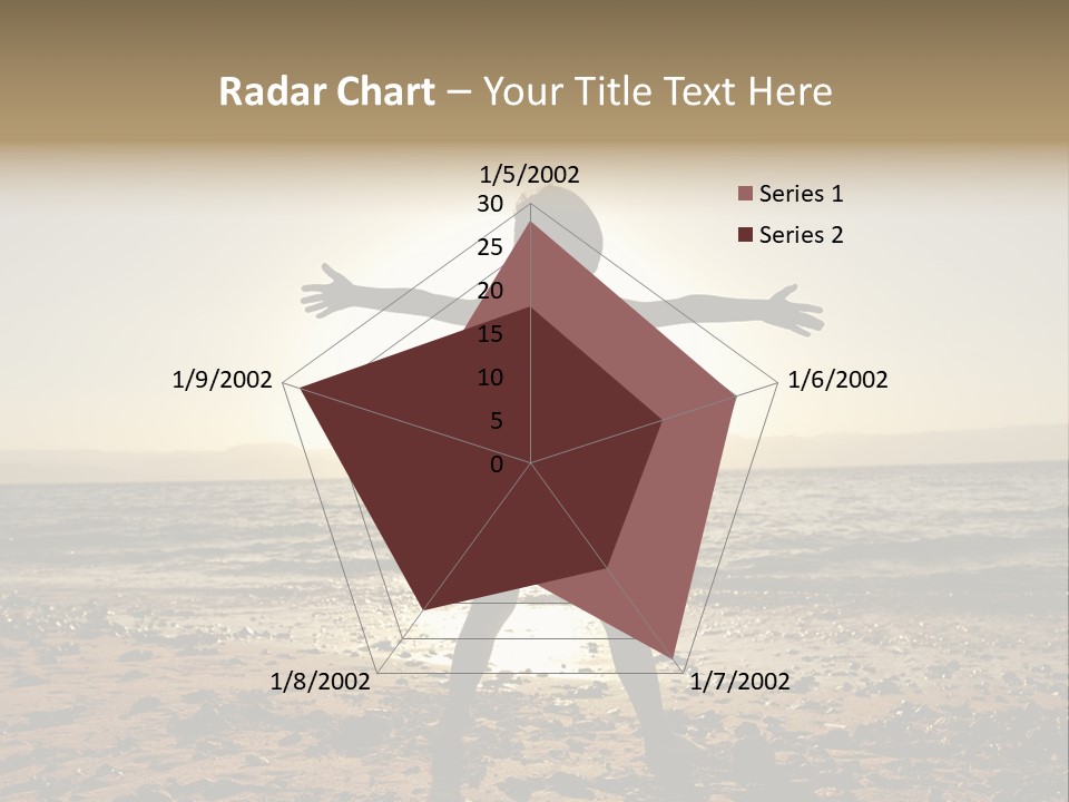 Hug Pose Sand PowerPoint Template
