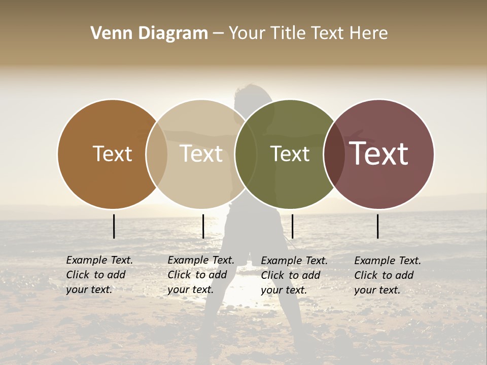 Hug Pose Sand PowerPoint Template