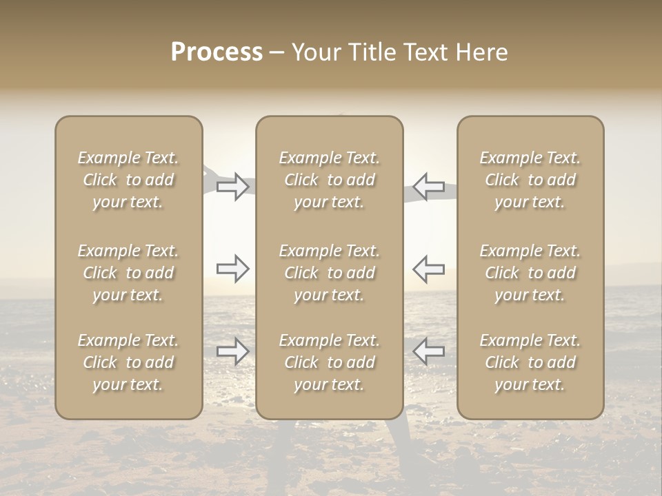 Hug Pose Sand PowerPoint Template