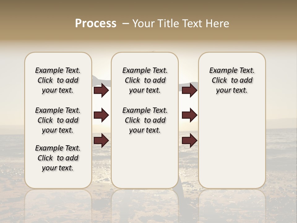 Hug Pose Sand PowerPoint Template