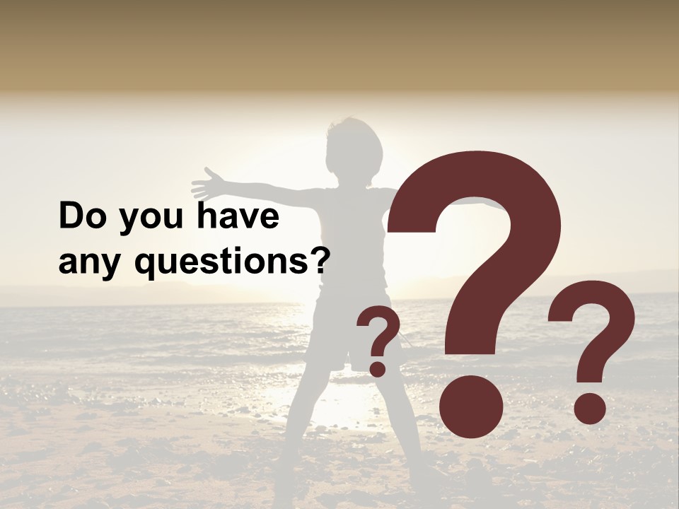 Hug Pose Sand PowerPoint Template